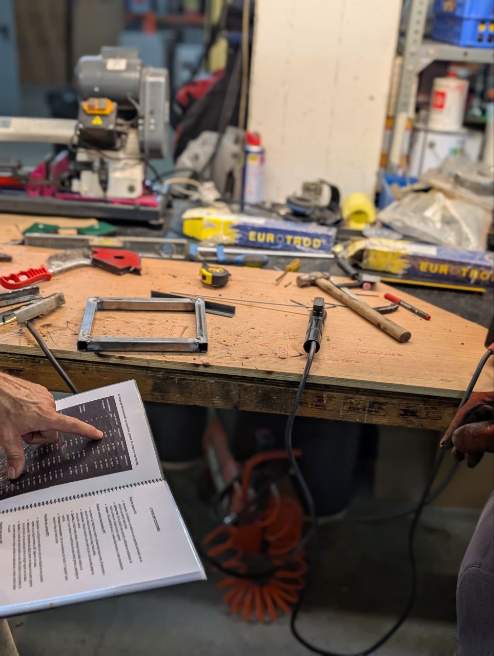 Formación práctica con manual de referencia de electrodos