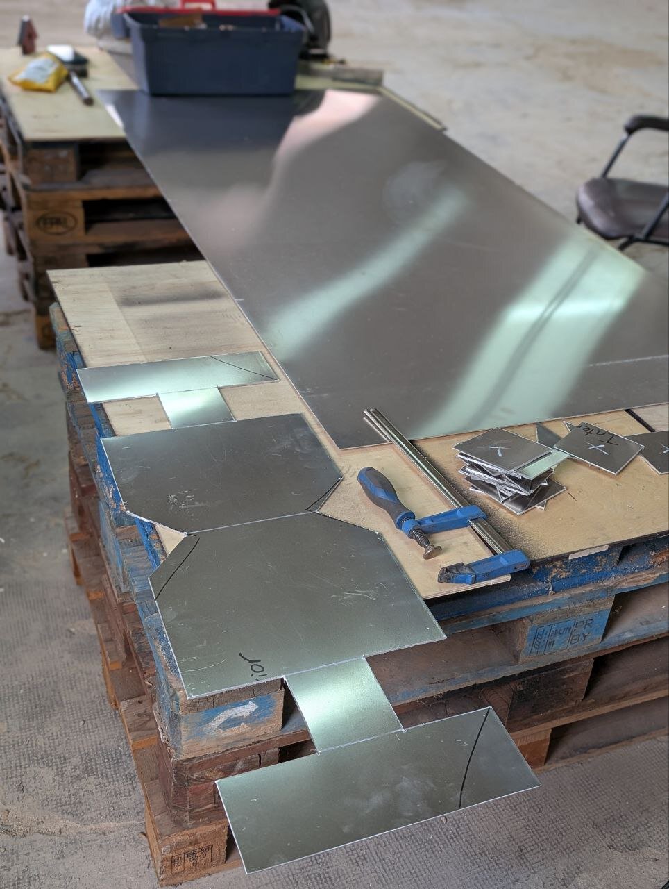 Piezas de aluminio 5754 cortadas para depósito a medida